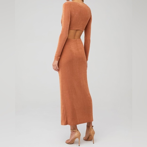 Significant other Rosie long sleeve dress caramel - Picture 7 of 7
